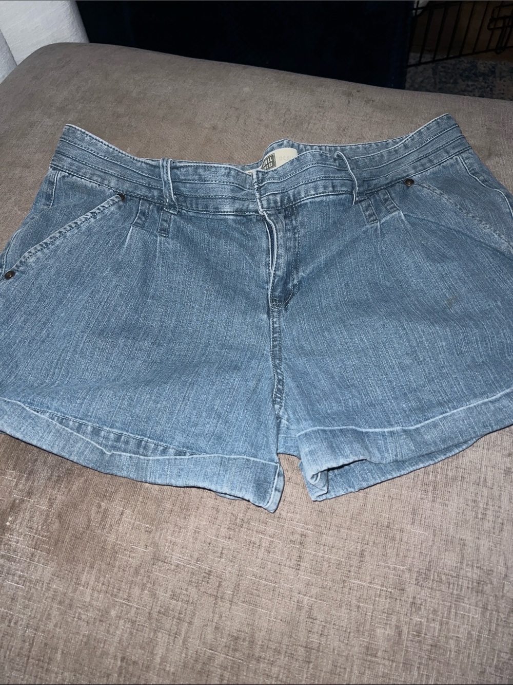Route 66 Light Blue Women's Denim Shorts
